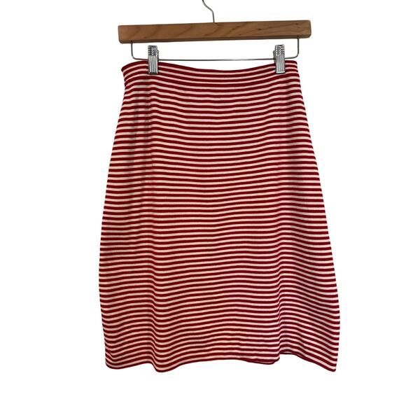 Salvatore Ferragamo Women’s 2 PC Preppy Nautical Striped Skirt Set L-XL - Picture 10 of 13